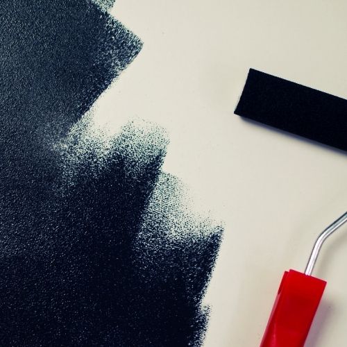 Tinta a base de solvente branco fosco